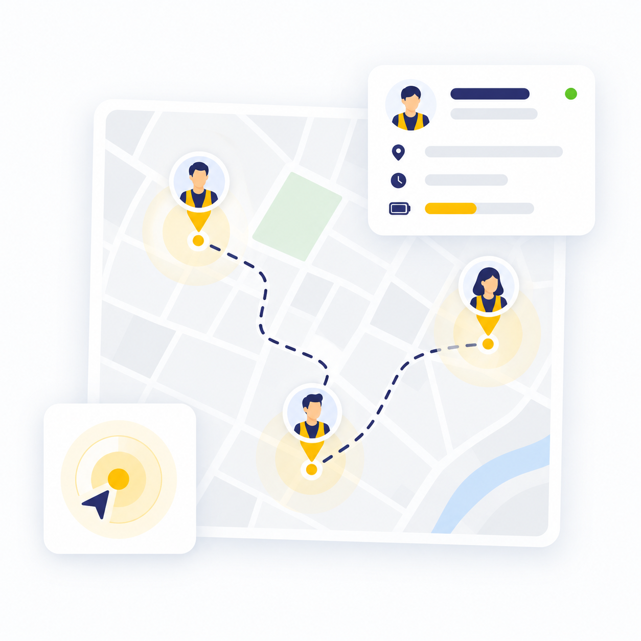 Smart Employee Tracking at a Glance