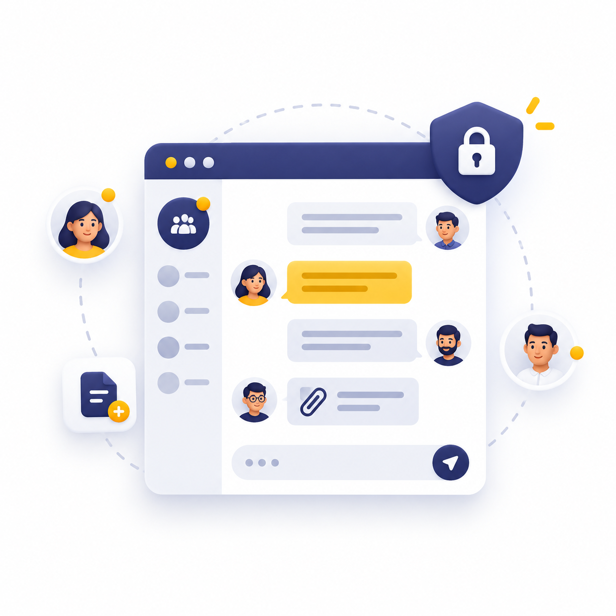 Fast and Integrated In-Organization Chat
