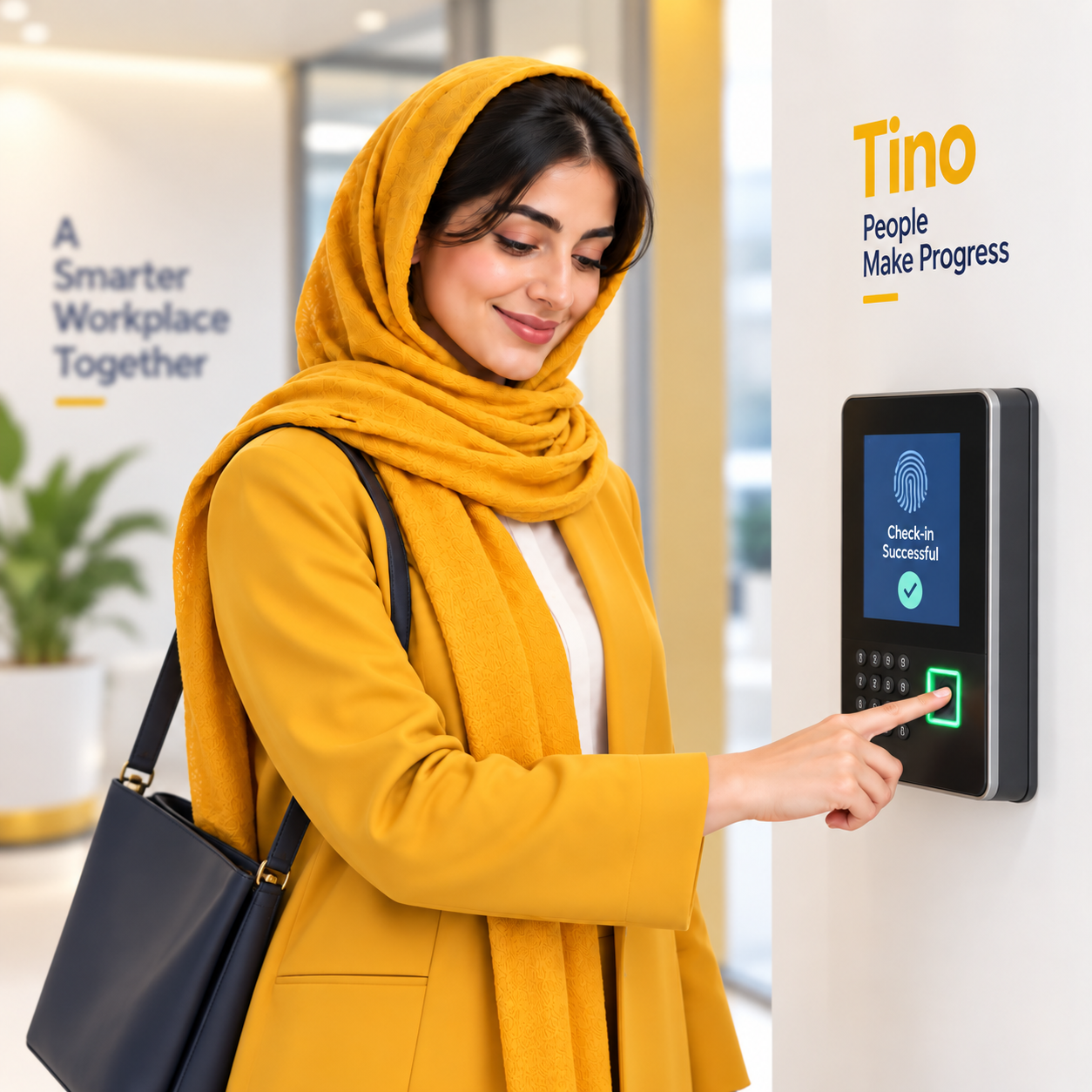 داشبورد سیستم مدیریت حضور و غیاب کارکنان تینو