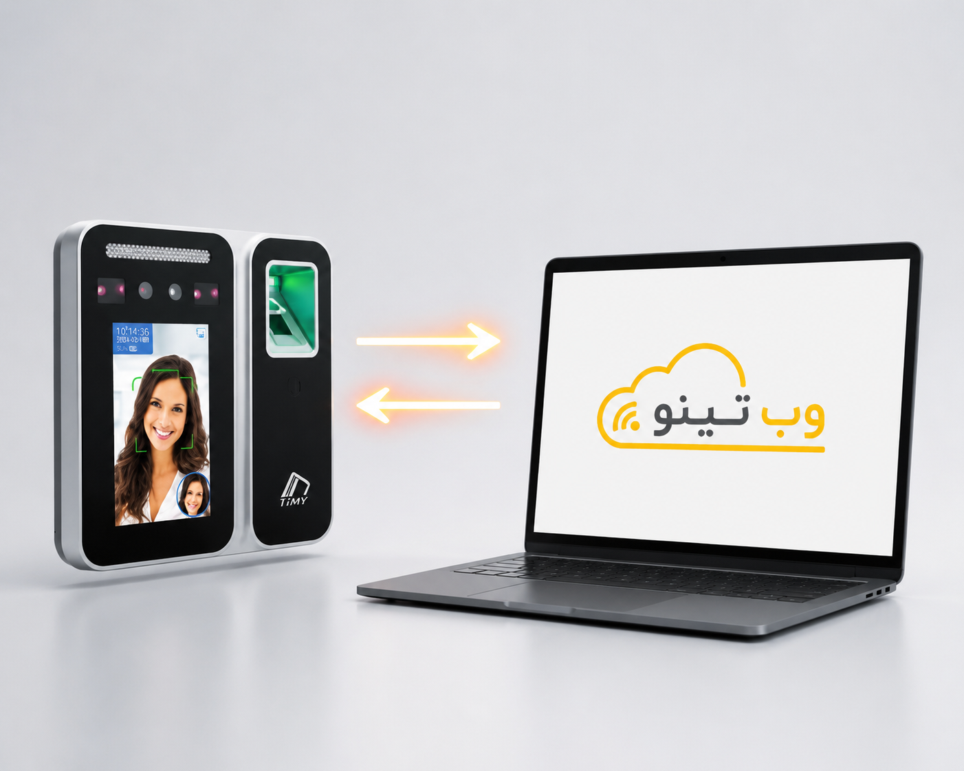 چطور دستگاه حضور و غیاب تایمی را به تینو متصل کنیم؟