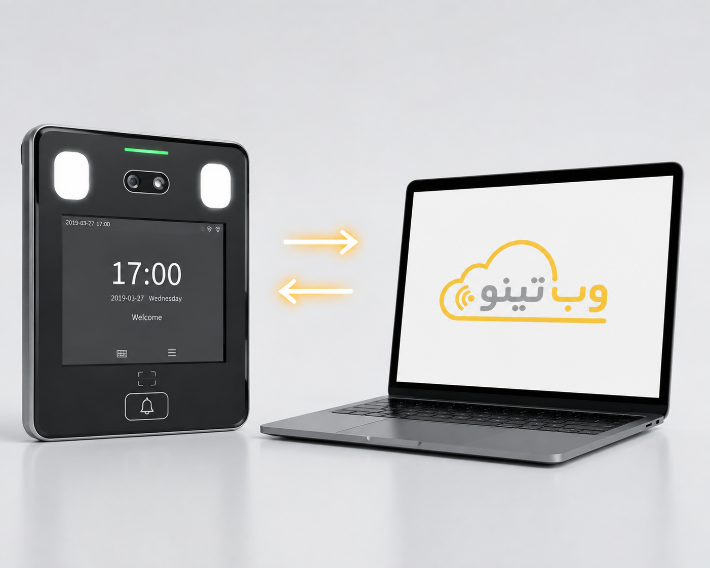 چطور دستگاه حضور و غیاب انویز را به تینو متصل کنیم؟
