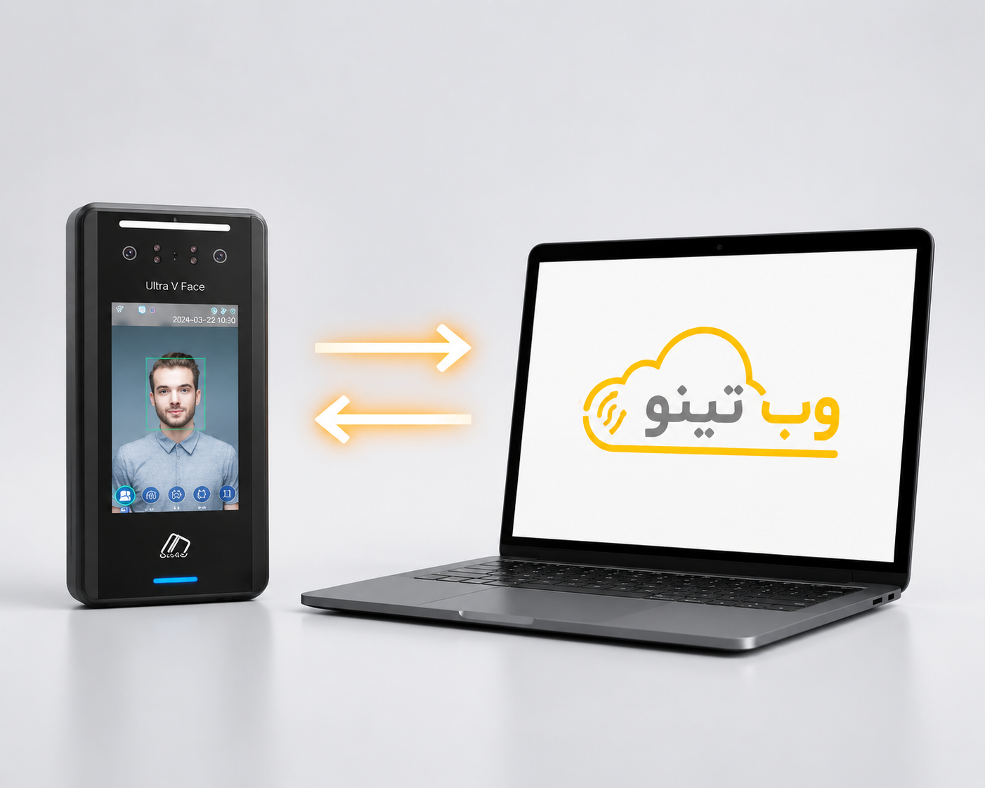 چطور دستگاه حضور و غیاب سوپریما  به تینو متصل کنیم ؟